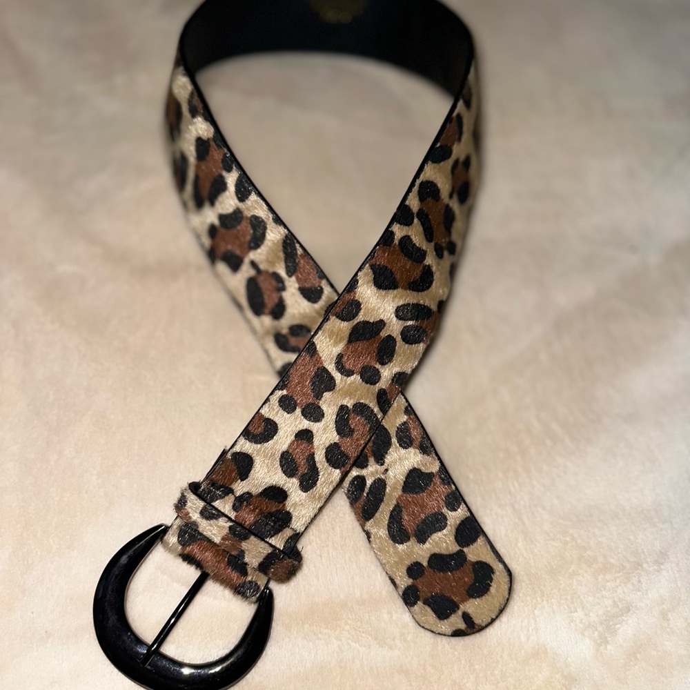 Leopard Print Belt - Picture 4 of 9